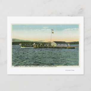 Carte Postale Sandy Island, Boston YMCA Camp Landing View