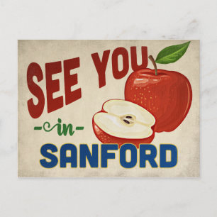 Carte Postale Sanford Florida Apple - Vintage voyage