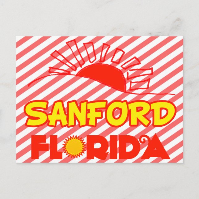 Carte Postale Sanford, Floride (Devant)