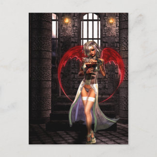 Carte Postale Sang Angel Gothique Girls™ Vampire Imaginaire Sign