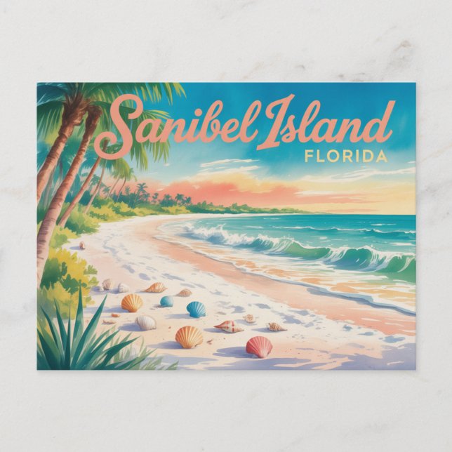 Carte Postale Sanibel Island Floride (Devant)