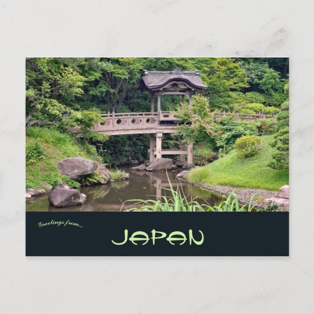 Carte Postale Sankeien Gardens Yokohama Japon. (Devant)