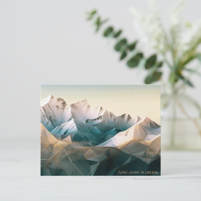 Carte Postale Sankt Anton am Arlberg (Debout devant)