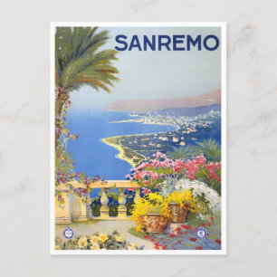 Carte Postale Sanremo Italie voyage millésime