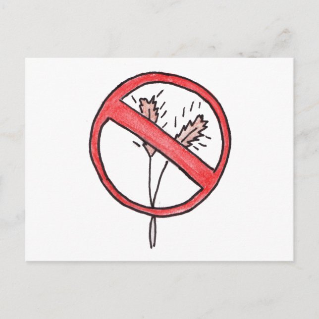 Carte Postale Sans gluten/blé ! (Devant)