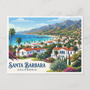 Carte Postale Santa Barbara Californie
