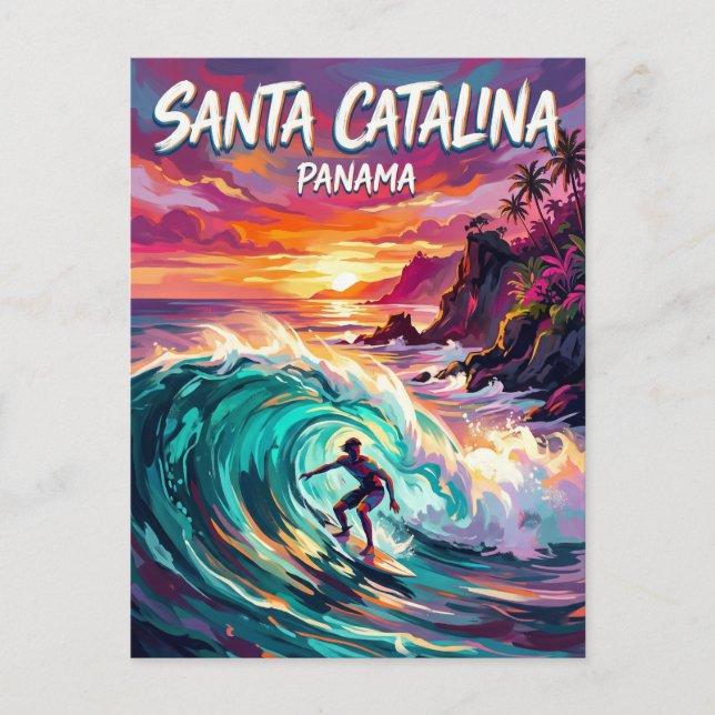 Carte Postale Santa Catalina Panama (Devant)