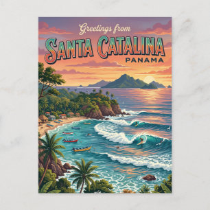 Carte Postale Santa Catalina Panama