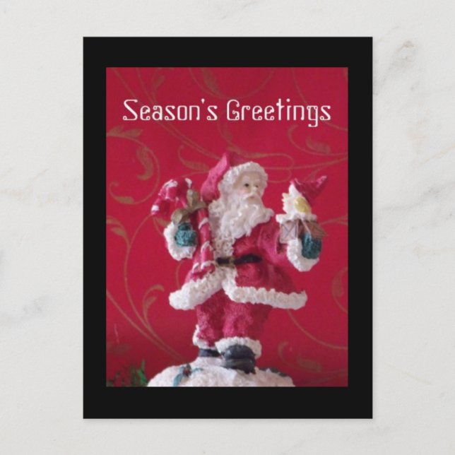 Carte postale Santa Clause Holiday (Devant)