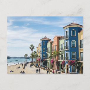 Carte Postale Santa Cruz Californie Capitola Venetian Court