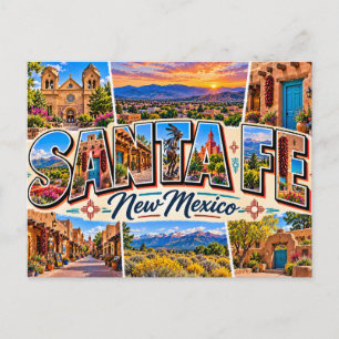 Carte Postale Santa Fe Nouveau-Mexique