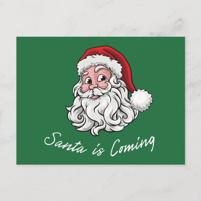 Carte Postale Santa is Coming (Devant)