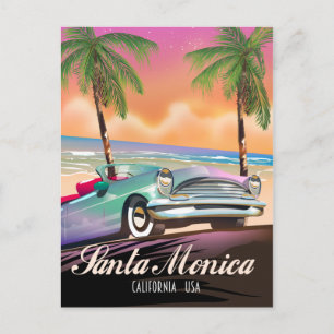 Carte Postale Santa Monica Californie États-Unis