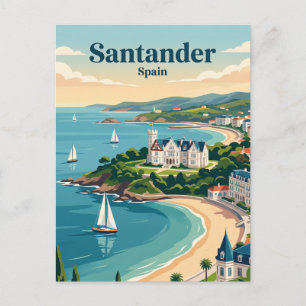 Carte Postale Santander, Espagne