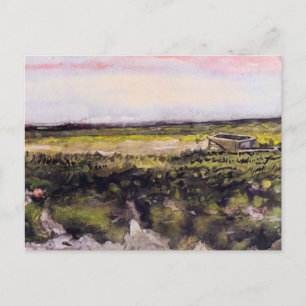 Carte Postale Santé avec brouette par Vincent van Gogh