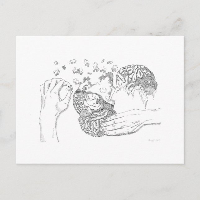 Carte Postale Santé mentale (Devant)