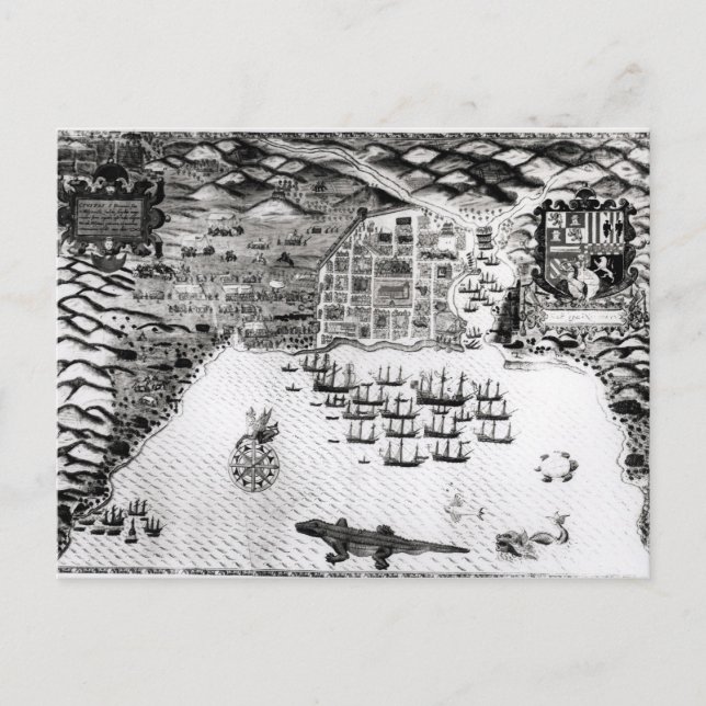 Carte Postale Santiago, Cap-Vert, 1589 (Devant)