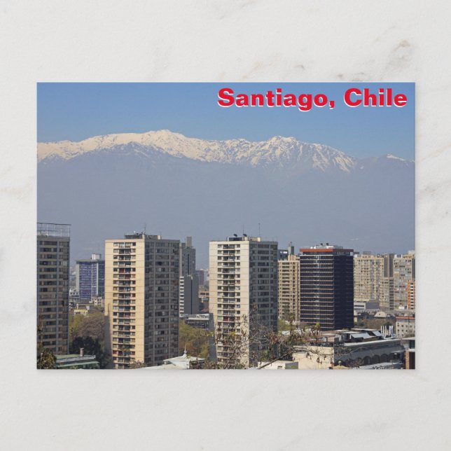 Carte Postale Santiago, Chili (Devant)