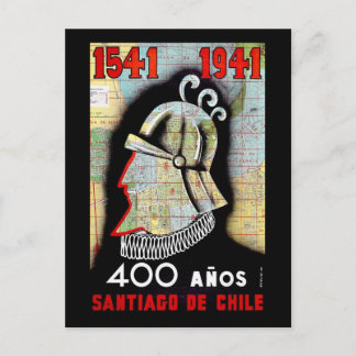 Carte Postale Santiago Du Chili