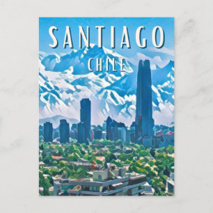 Carte Postale Santiago : La ville cosmopolite
