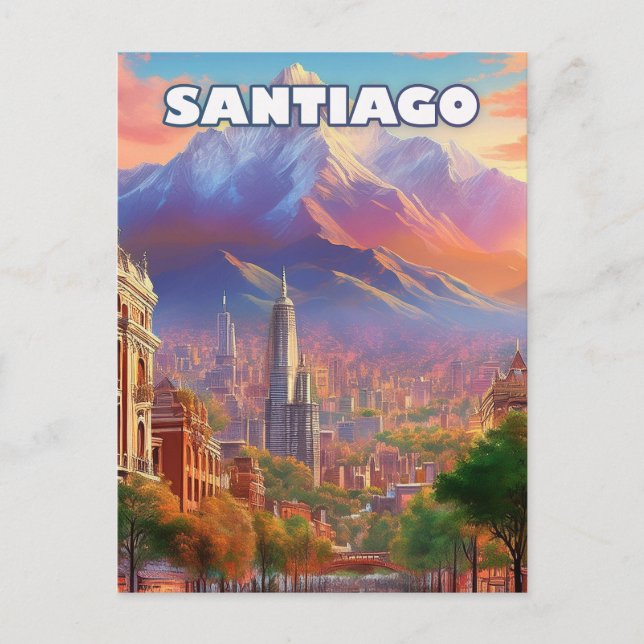 Carte Postale Santiago reveals his soul (Devant)