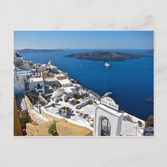 Carte Postale Santorin (Devant)