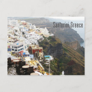 Carte postale Santorin