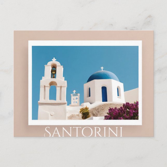 Carte Postale Santorin (Devant)