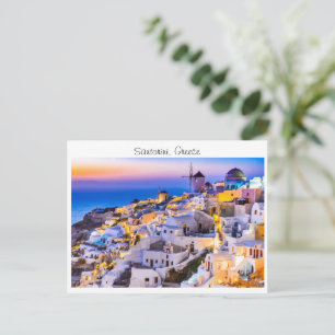 Carte Postale Santorin en Grèce