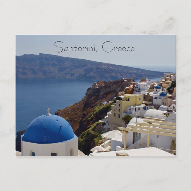Carte Postale Santorin, Grèce (Devant)