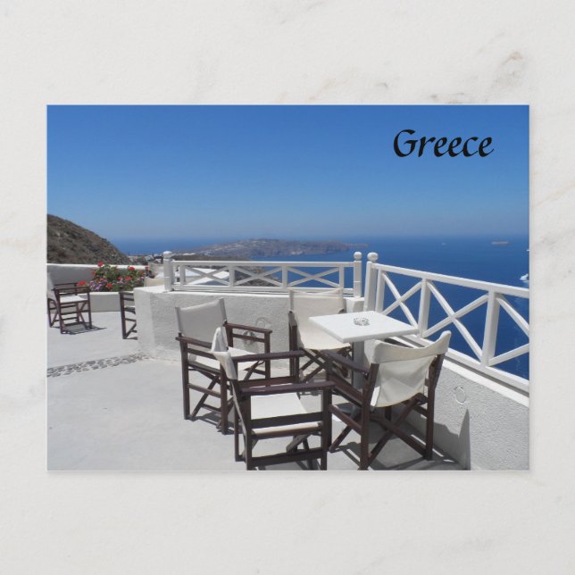 Carte Postale Santorin, Grèce (Devant)