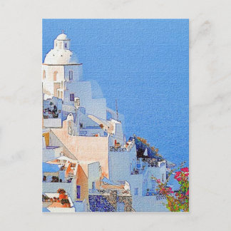 Carte Postale "Santorin, Grèce"