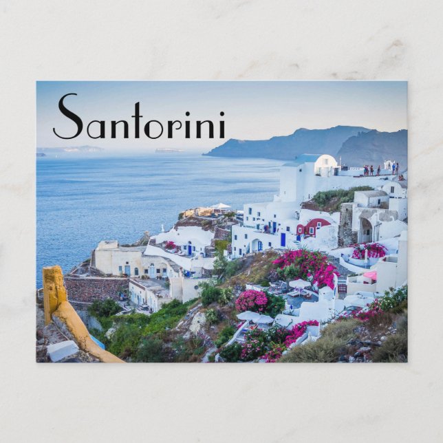 Carte Postale Santorin Grèce (Devant)