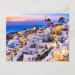 Carte postale Santorin Grèce