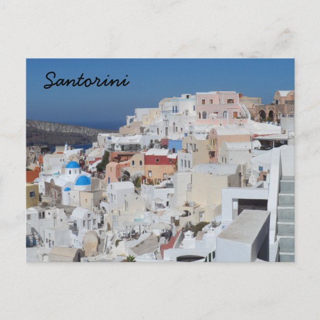 Carte Postale Santorin, Grèce (Devant)