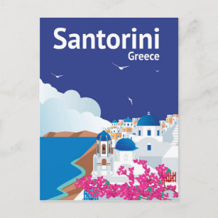 Carte Postale Santorin Grèce