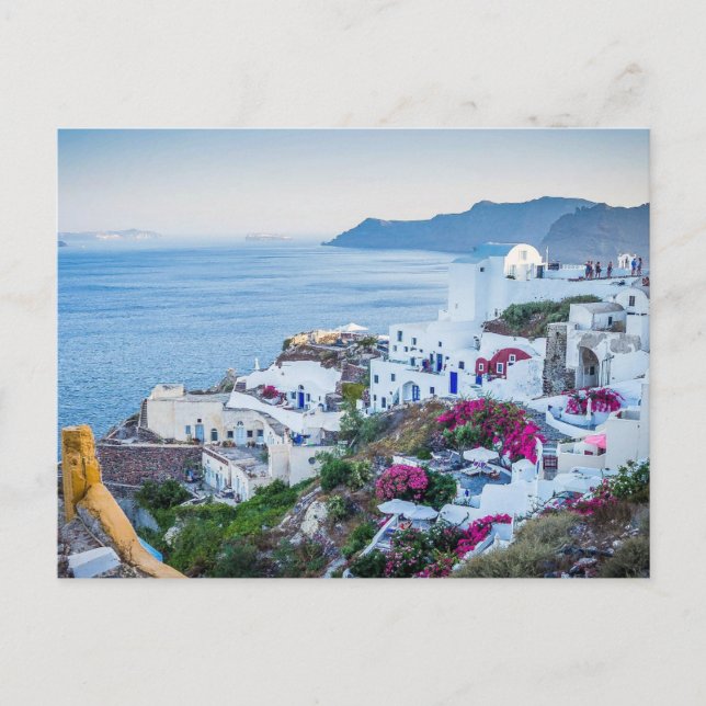 Carte Postale Santorin Grèce Maisons (Devant)