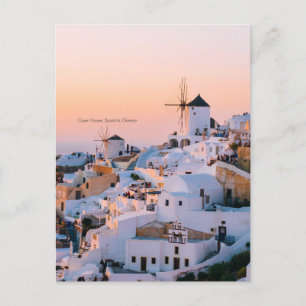Carte Postale Santorin, Grèce, photo pittoresque,