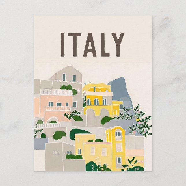 Carte Postale Santorin Italie (Devant)