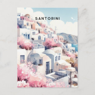 Carte Postale santorini