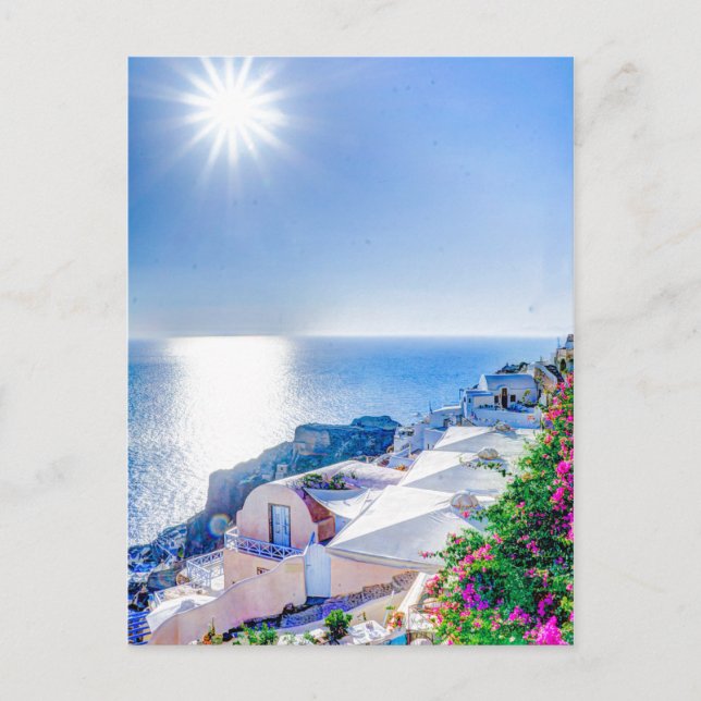 Carte Postale Santorini Greece (Devant)