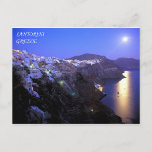 CARTE POSTALE SANTORINI NIGHT