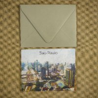 Sao Paulo Brésil Cityscape Peinture