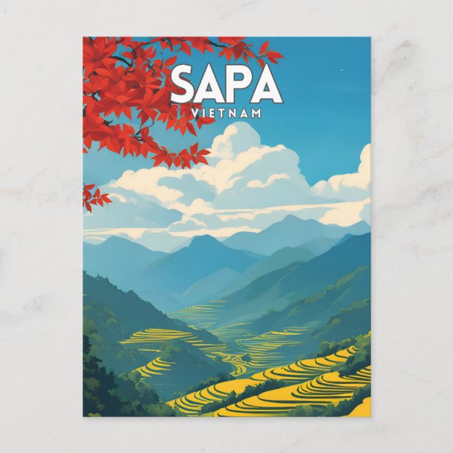 Carte Postale Sapa (Devant)
