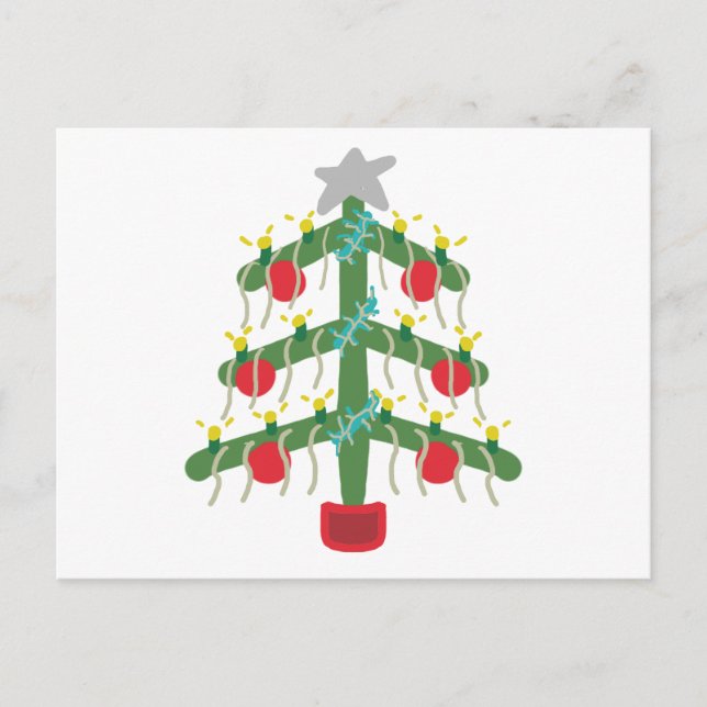 Carte Postale Sapin de Noël (Devant)