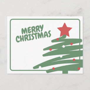 Carte Postale Sapin de Noël