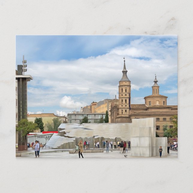 Carte Postale Saragosse. n° 21. (Devant)