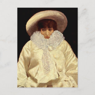 Carte Postale "Sarah Bernhardt comme Pierrot" de Giuseppe De Nit