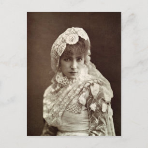 Carte Postale Sarah Bernhardt dans le rôle de Marion Delorme