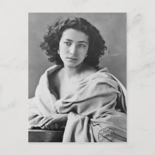 Carte Postale Sarah Bernhardt en costume, vers 1860